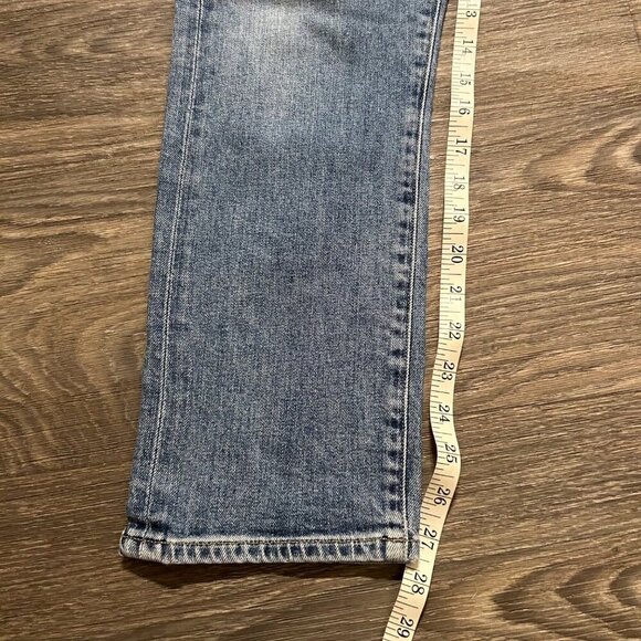 Citizens of Humanity 27 Maternity Jeans Full Panel Straight Crop Leg Light Wash - Picture 7 of 12